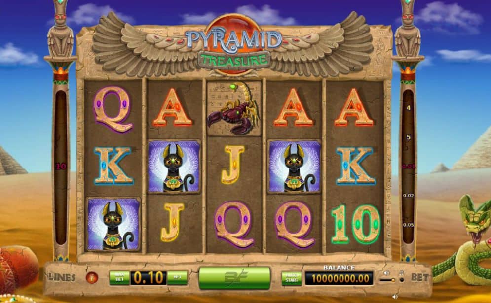 Pyramid Treasure Slot Game By BF Games