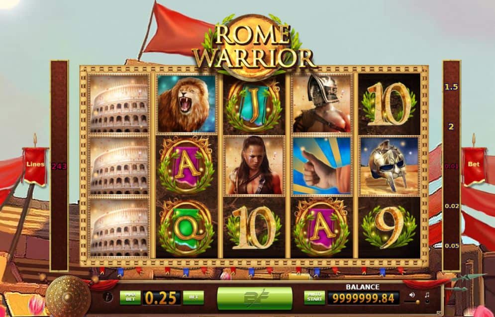 Rome Warrior Slot Game By BF Games