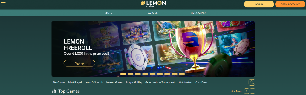 lemon casino io
