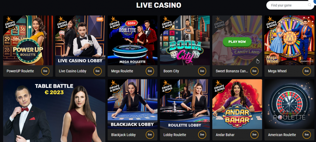 betamo casino, live casino