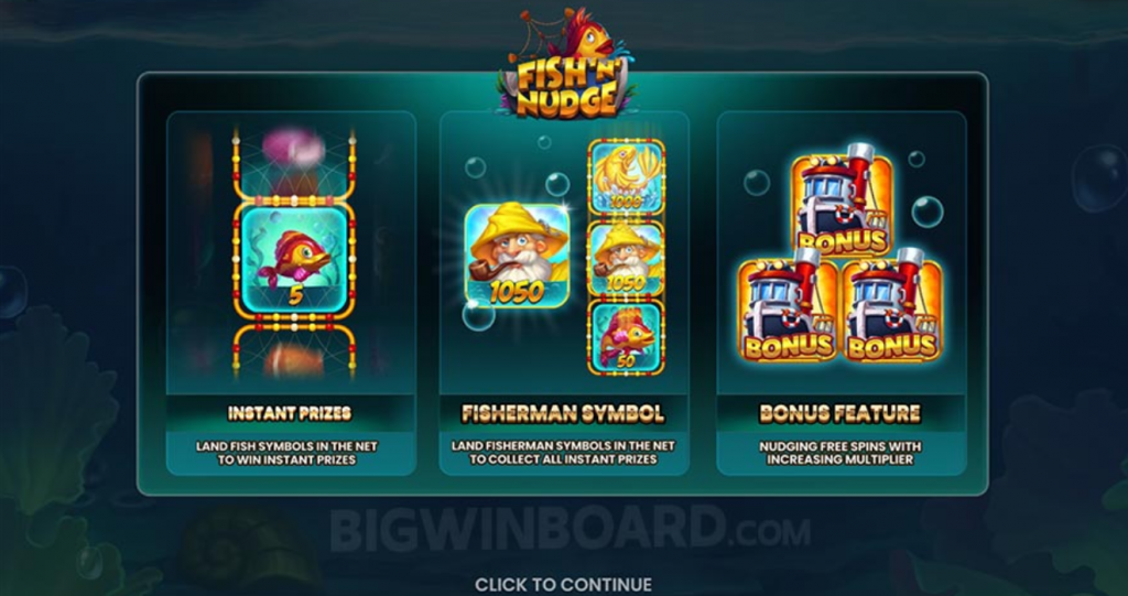 fish n nudge, online slots, free slots