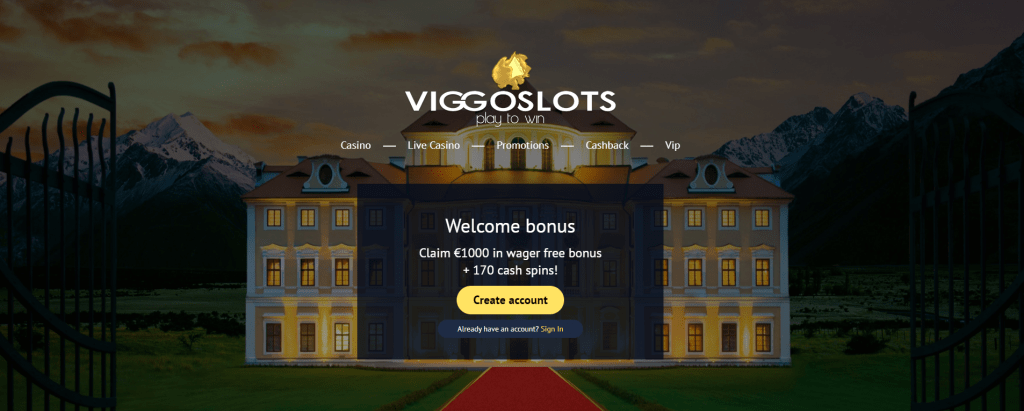 viggoslots casino, welcome bonus