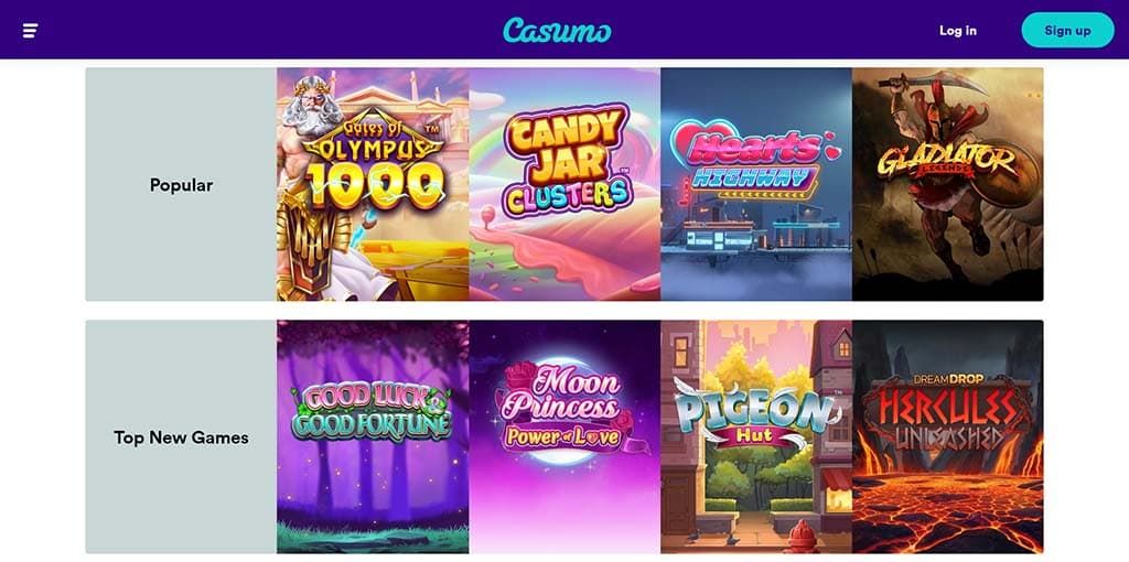 Casumo Casino Canada slots