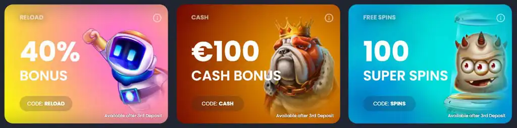 Bitkingz Online Casino bonus program