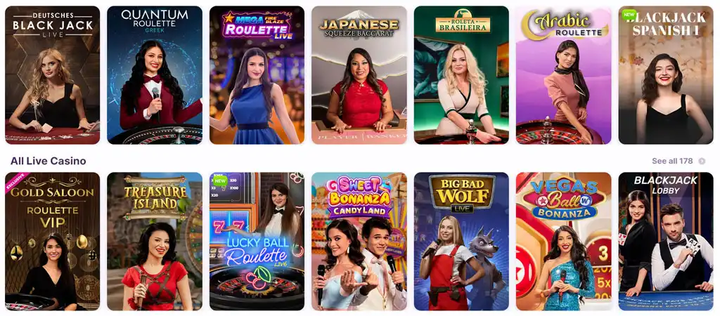 Nomini Casino Live Dealer Games