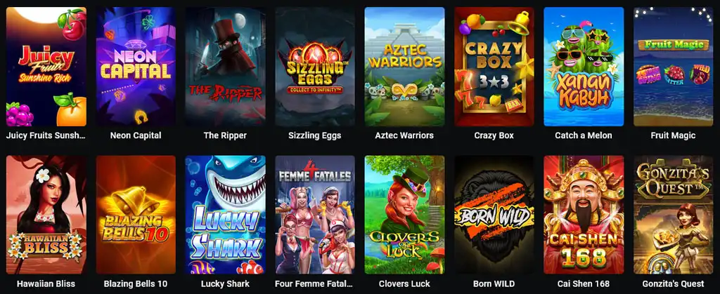 Leon Casino slot games