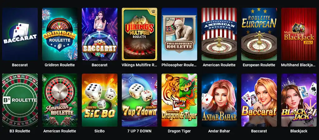 Leon Casino table games