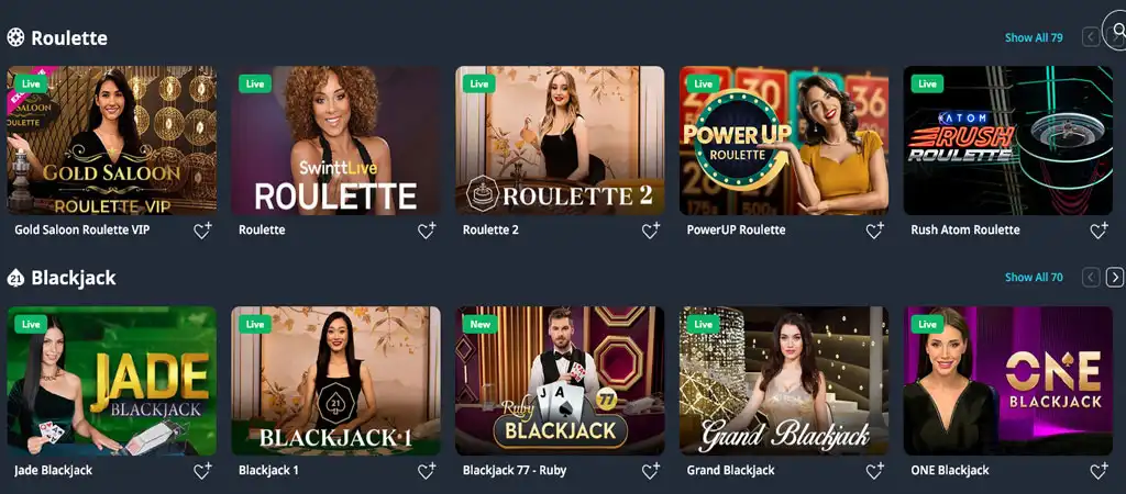 Buran Casino Live Casino