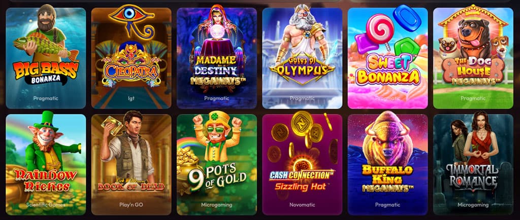 online slots, Big Bass Bonanza, Cleopatra, Gates of Olympus, Sweet Bonanza, Book of Dead, casino games, jackpots, reels