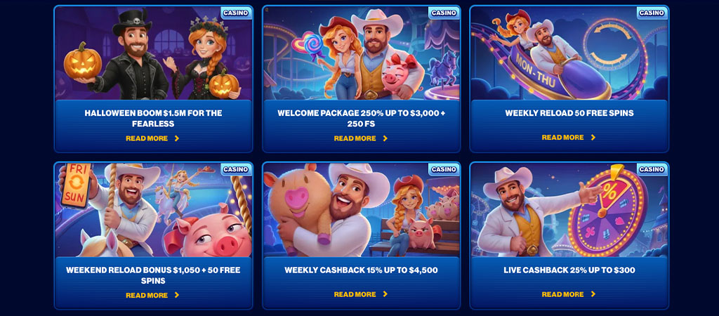 Spins of Glory, Free Spins, Weekend Reload