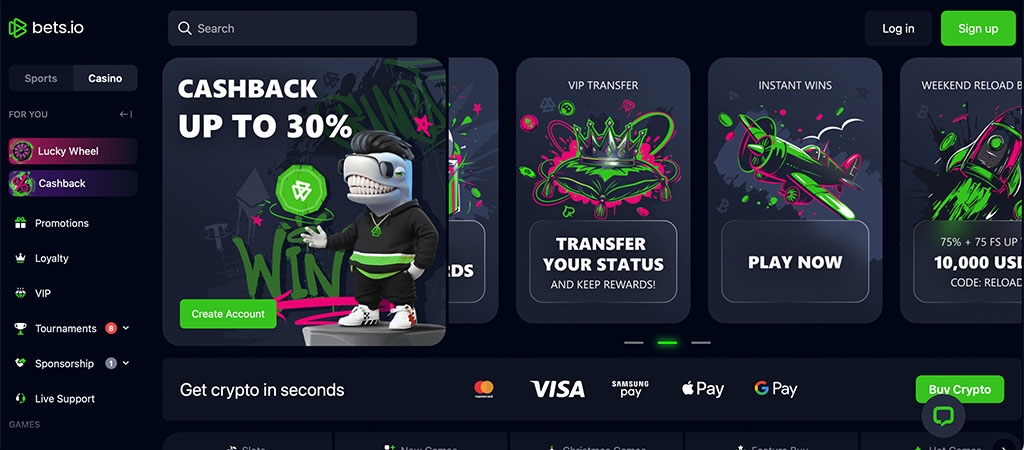 online gambling site, Betsio Casino, online casino