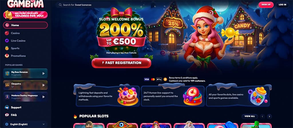 Gambiva Casino, online casino, welcome bonus