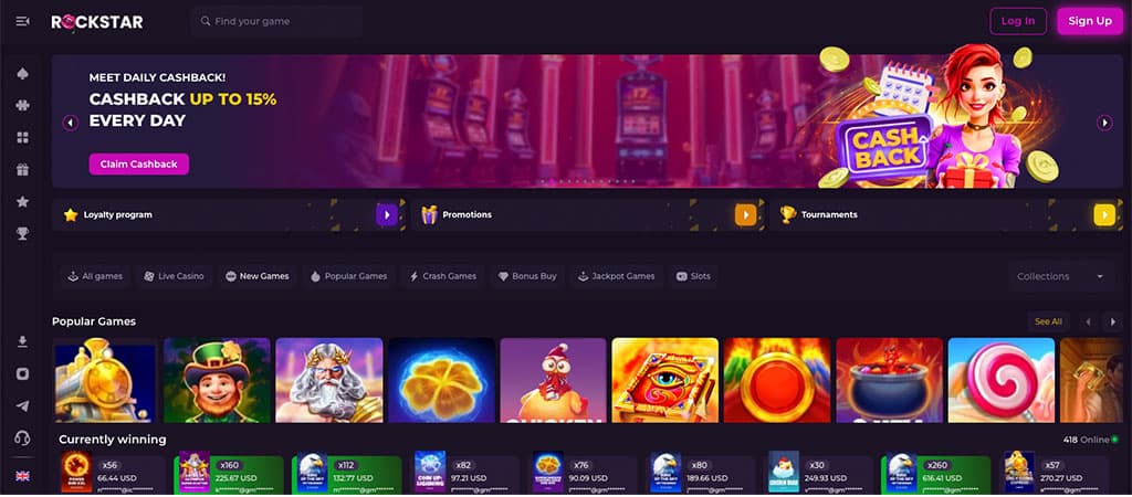 Rockstar Casino, Bonuses That Rock Your World