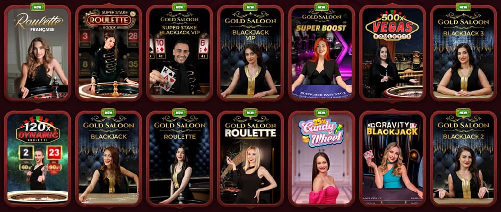 Live Dealer Tables and Game Shows, roulette
