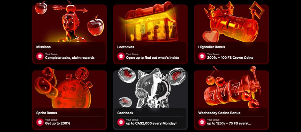 Free Spins, Welcome Bonus Offer, cashback