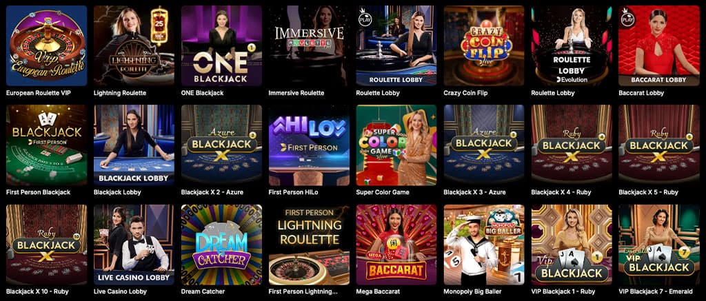 Slot Games and Live Casino Games, slots