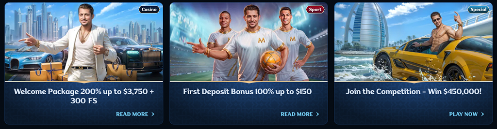 Reloads, Cashback and VIP Extras, bonuses