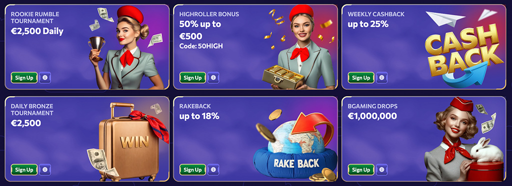Exclusive Winairlines VIP Program, online casino