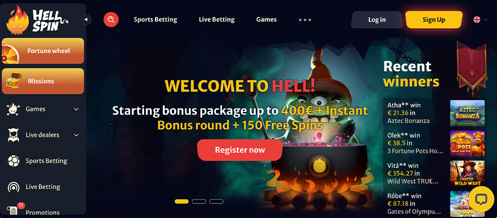 Hellspin, Casino Entertainment Built for Canadian Players