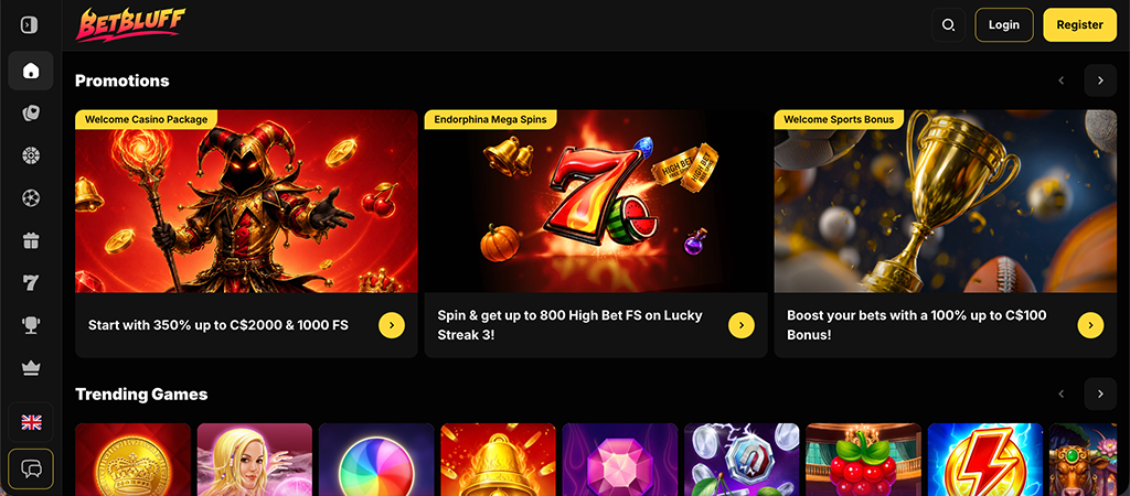 Betbluff, Where Generous Bonuses Await 